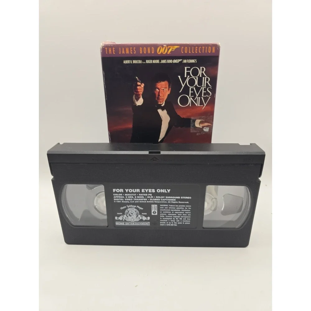 For Your Eyes Only (VHS, 1981)